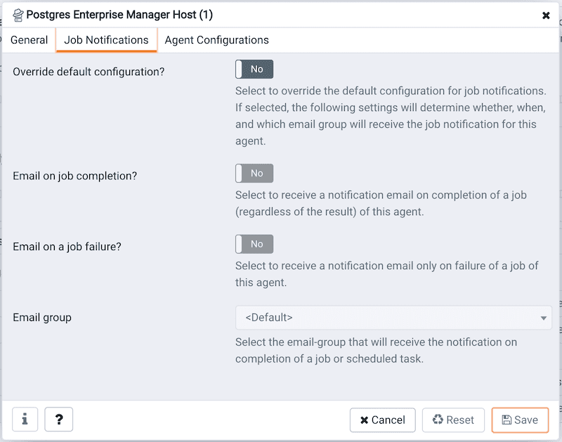 Job Notifications - Agent level